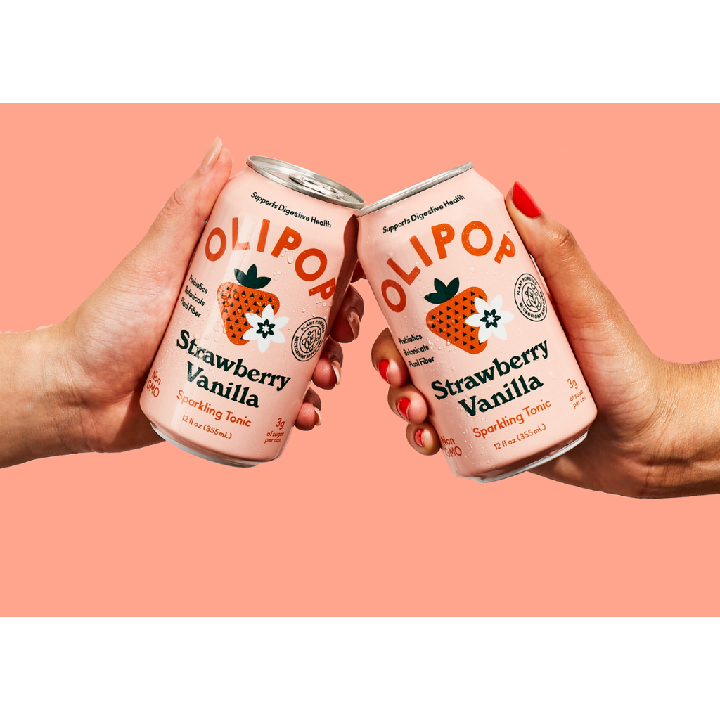 OLIPOP Strawberry Vanilla Sparkling